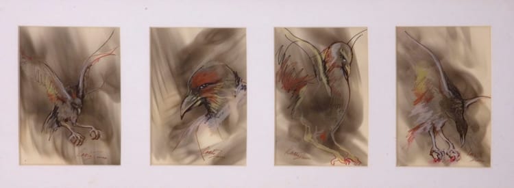 Selected Candle Smoke Paintings
